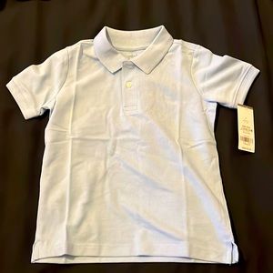 NWT! Carter’s Boy’s Baby Blue Polo shirt size 3T